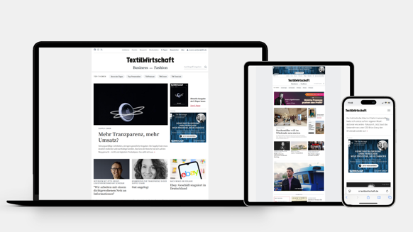Media campaign on TextilWirtschaft.de